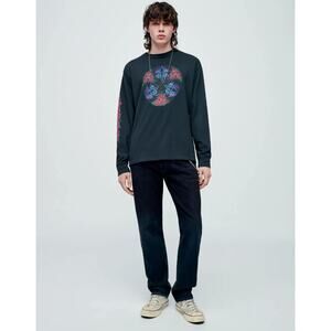 NEW! RE/DONE Size 34 60s Slim Pitch Black Upcycle Denim Jeans $285 msrp G13-12